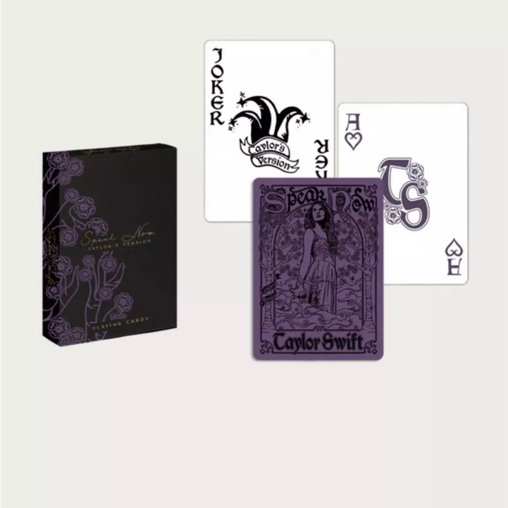 TAYLOR SWIFT Speak Now (Taylor's Version) Playing Cards-New In Plastic-Sealed ✨💜